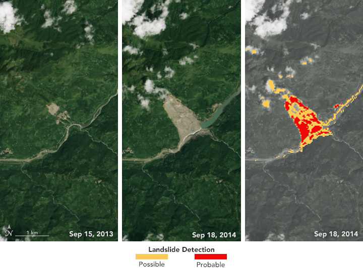 SLIP-DRIP new software for automatic detection of landslide